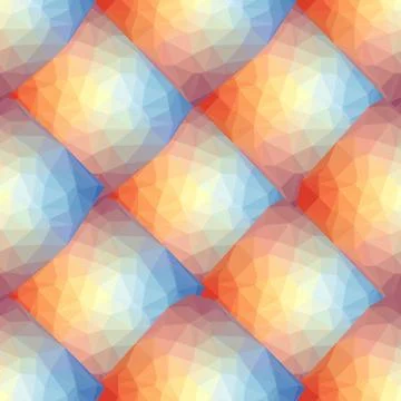 Triangle vector seamless pattern Stock Illustration