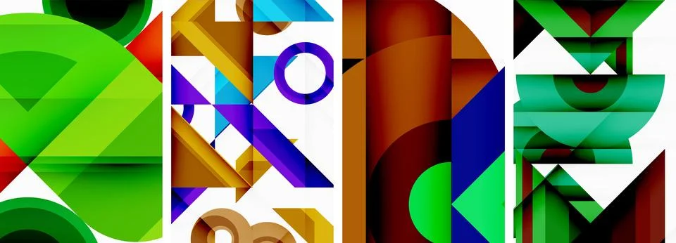 Triangle wallpaper or poster background design 스톡 일러스트