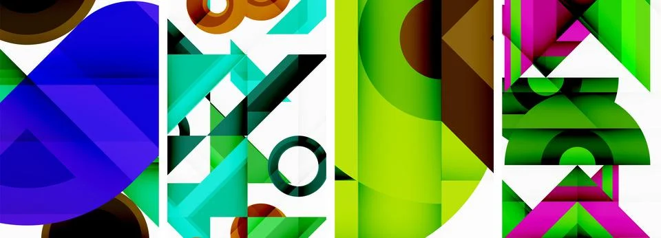 Triangle wallpaper or poster background design イラスト素材