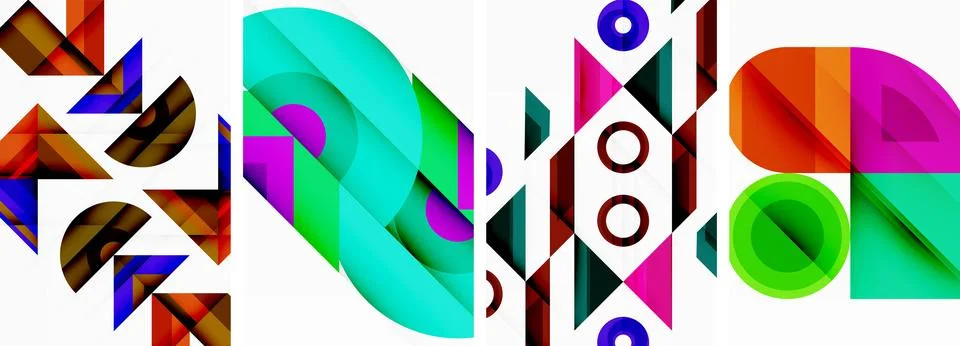 Triangle wallpaper or poster background design 스톡 일러스트