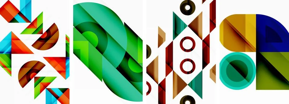 Triangle wallpaper or poster background design Illustrazione stock