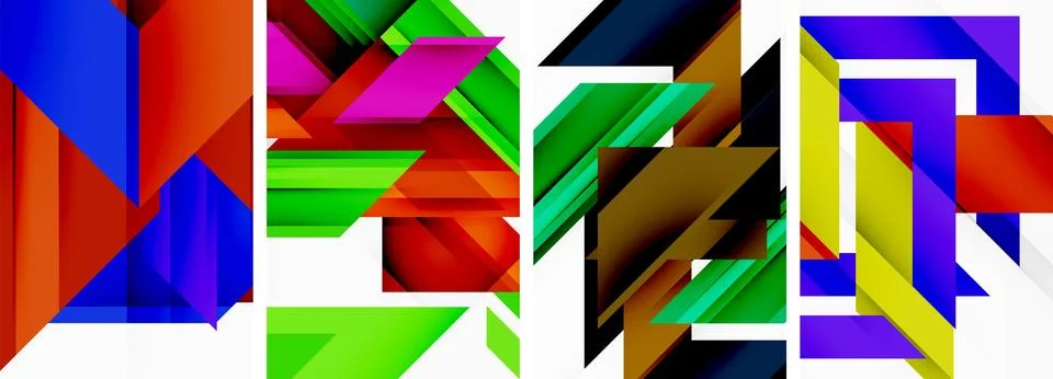 Triangle wallpaper or poster background design 스톡 일러스트
