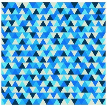 Triangle winter pattern, blue geometric background vector Ilustração Stock