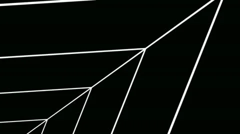 Triangle wire tunnel Stock Footage 12668593