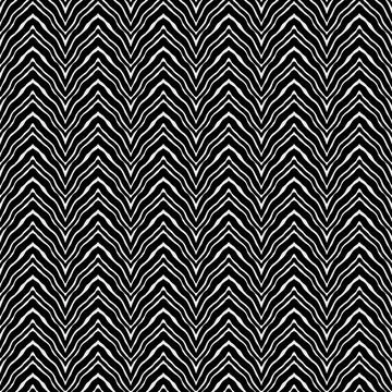 Triangle Zebra Prints (Black, White) Stock Illustration