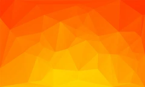 Triangles abstract background - fiery orange Stock Illustration