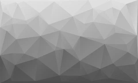 Triangles abstract background - gray white Stock Illustration
