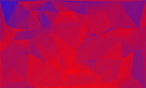 Triangles abstract background - red blue Stock Illustration