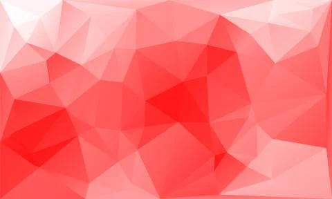 Triangles abstract background - red white Stock Illustration