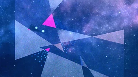 Triangles Abstraction background Stock Footage 144834609