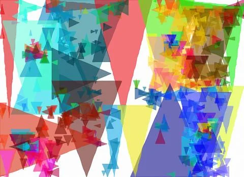 Triangles Abstraction background Illustration