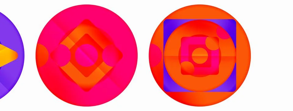 Triangles and circles abstract background for wallpaper, banner, background Stock Illustration