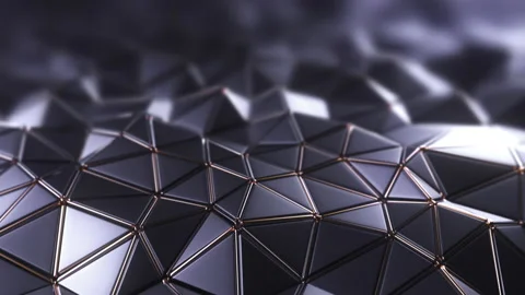 Triangles and hexagons seamless loop Stock Footage 138839723