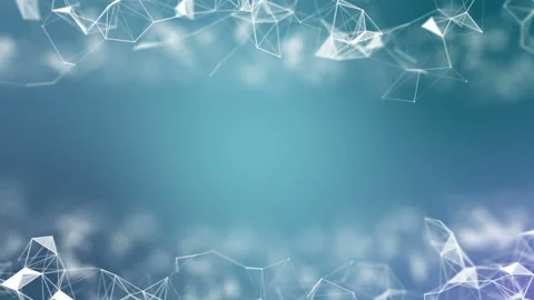 Triangles and lines smoothly move along the rayon. Multicolored background Stock Footage 87385625