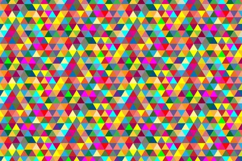 Triangles are arranged in a tessellating pattern 스톡 일러스트