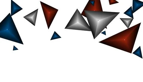 Triangles background. Abstract background from triangular pyramids. Geometr.. Stock Illustration