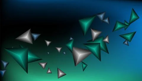 Triangles background. Abstract background from triangular pyramids. Geometr.. Stock Illustration