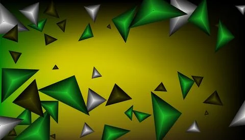 Triangles background. Abstract background from triangular pyramids. Geometr.. Stock Illustration
