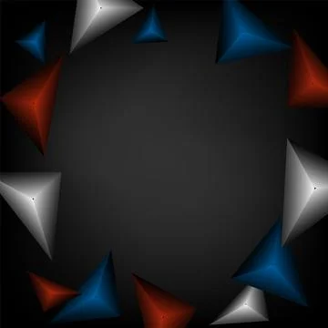 Triangles background. Abstract background from triangular pyramids. Geometr.. Stock Illustration