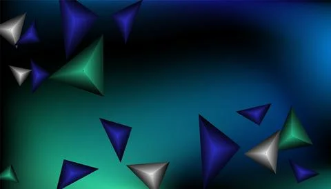 Triangles background. Abstract background from triangular pyramids. Geometr.. Stock Illustration