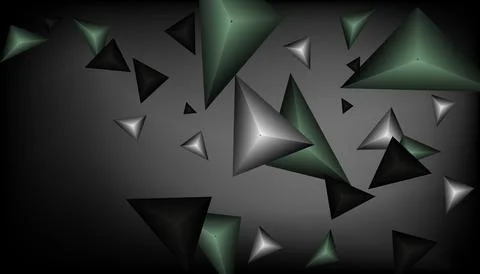 Triangles background. Abstract background from triangular pyramids. Geometr.. Stock Illustration