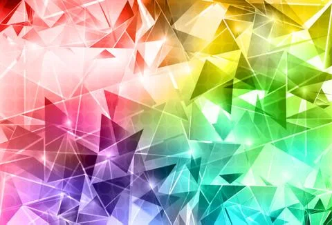 Triangles background Stock Illustration