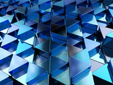 Triangles background Stock Illustration