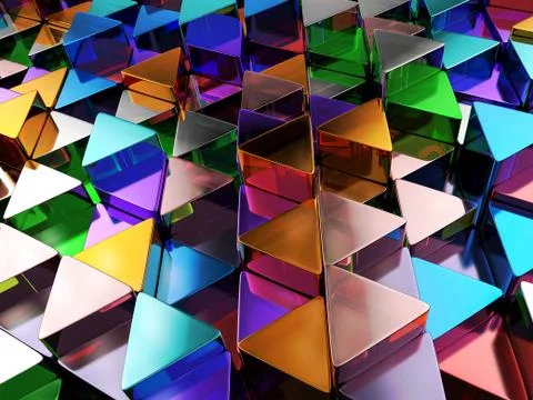 Triangles background Stock Photos