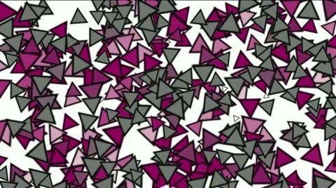 Triangles block mosaics wall,game brick background,abstract math geometry.abstr Stock Footage 4858333
