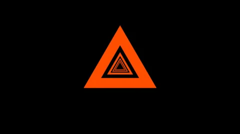 Triangles changes Colour Stock Footage 37811062