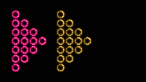 Triangles  of circle backgrounds 4K Stock Footage 157959302