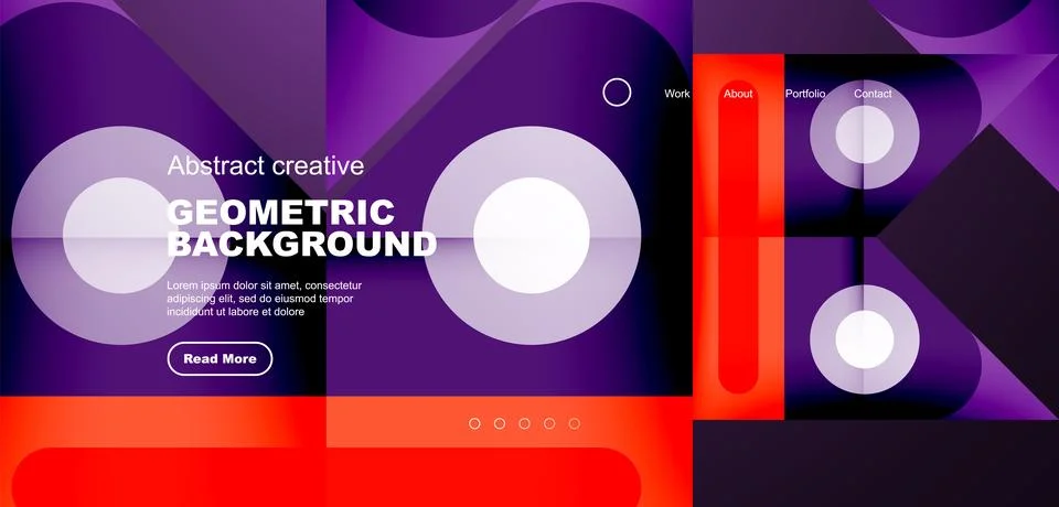 Triangles, circles and lines minimal background. Business or technology design 스톡 일러스트