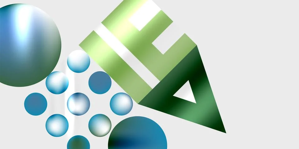 Triangles, circles, squares, rectangles design. Vector Illustration For Stock Illustration