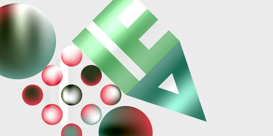 Triangles, circles, squares, rectangles design. Vector Illustration For Stock Illustration