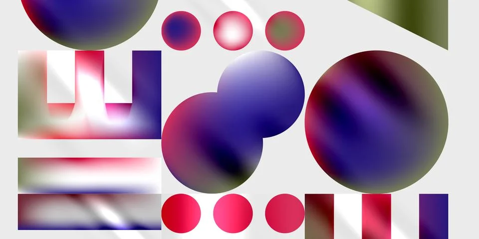 Triangles, circles, squares, rectangles design. Vector Illustration For Stock Illustration