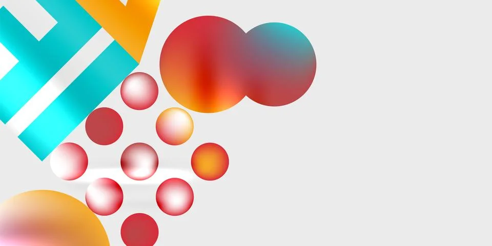 Triangles, circles, squares, rectangles design. Vector Illustration For Stock Illustration