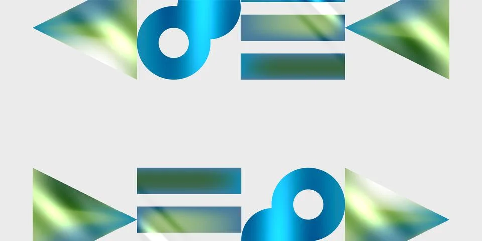 Triangles, circles, squares, rectangles design. Vector Illustration For Stock Illustration
