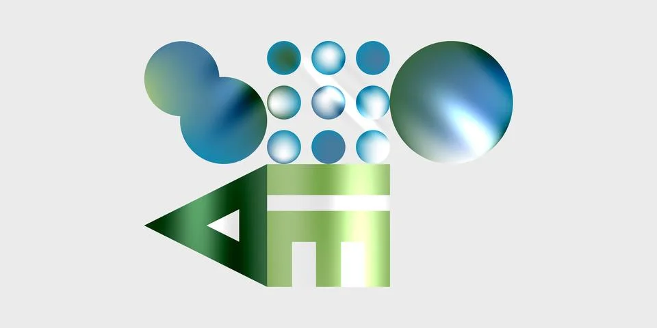 Triangles, circles, squares, rectangles design. Vector Illustration For Stock Illustration