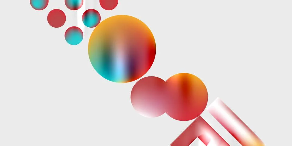 Triangles, circles, squares, rectangles design. Vector Illustration For Stock Illustration