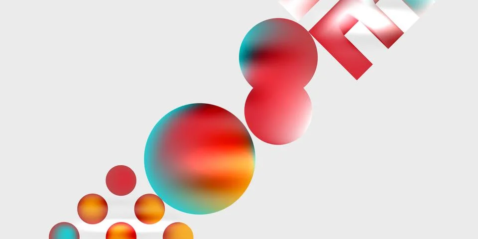 Triangles, circles, squares, rectangles design. Vector Illustration For Stock Illustration