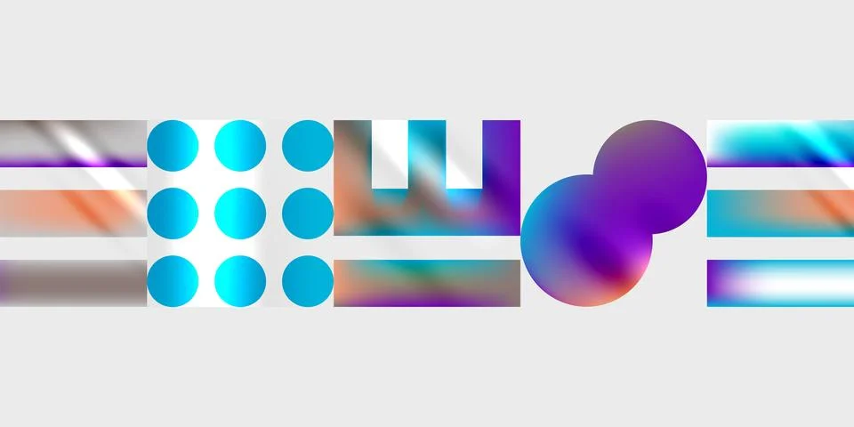 Triangles, circles, squares, rectangles design. Vector Illustration For Stock Illustration
