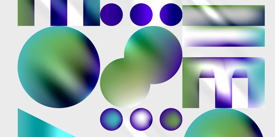 Triangles, circles, squares, rectangles design. Vector Illustration For Stock Illustration