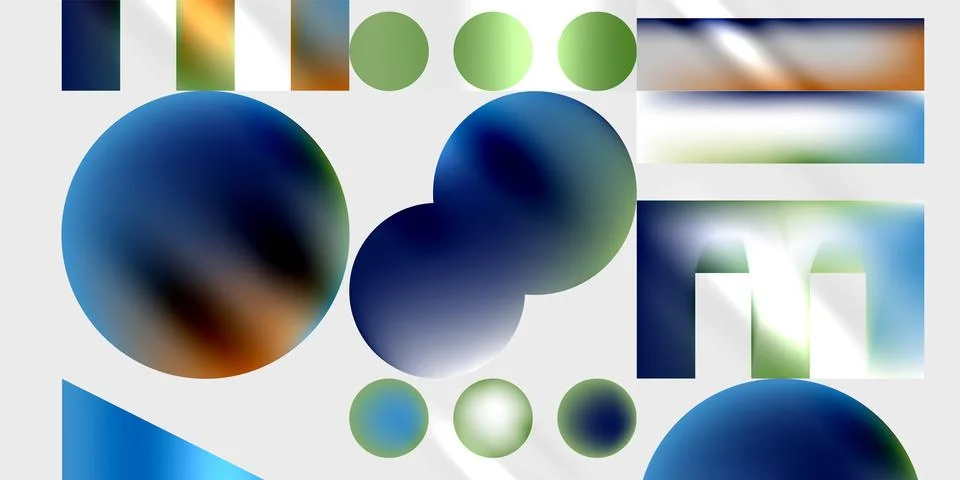 Triangles, circles, squares, rectangles design. Vector Illustration For Stock Illustration
