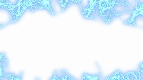 Triangles connection. liquid crystals. electrical neural network. design for 스톡 동영상 87159968