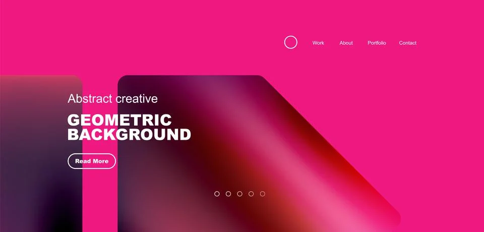 Triangles with fluid colors geometric abstract background. Techno or business Stock Illustration