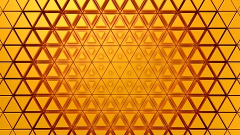 Triangles Form A Wave Stock Footage 124537794