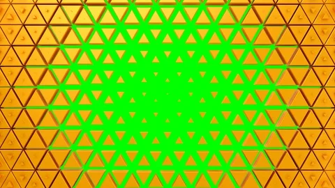 Triangles Form A Wave Stock Footage 124537971