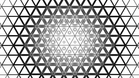 Triangles Form A Wave Stock Footage 124550104