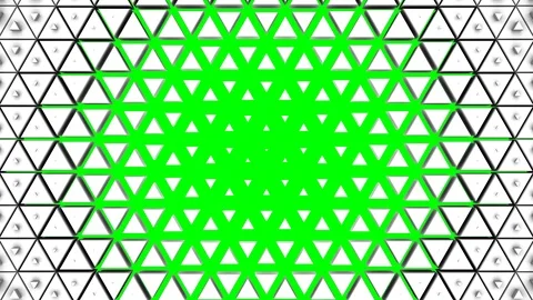 Triangles Form A Wave Stock Footage 124550131