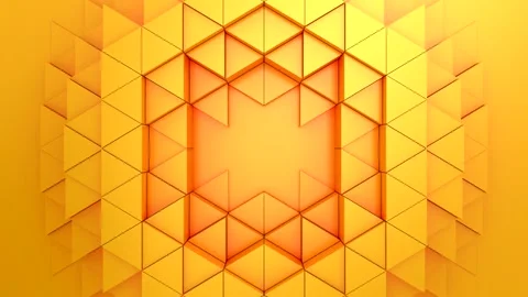 Triangles Form a Wave Stock Footage 275590193